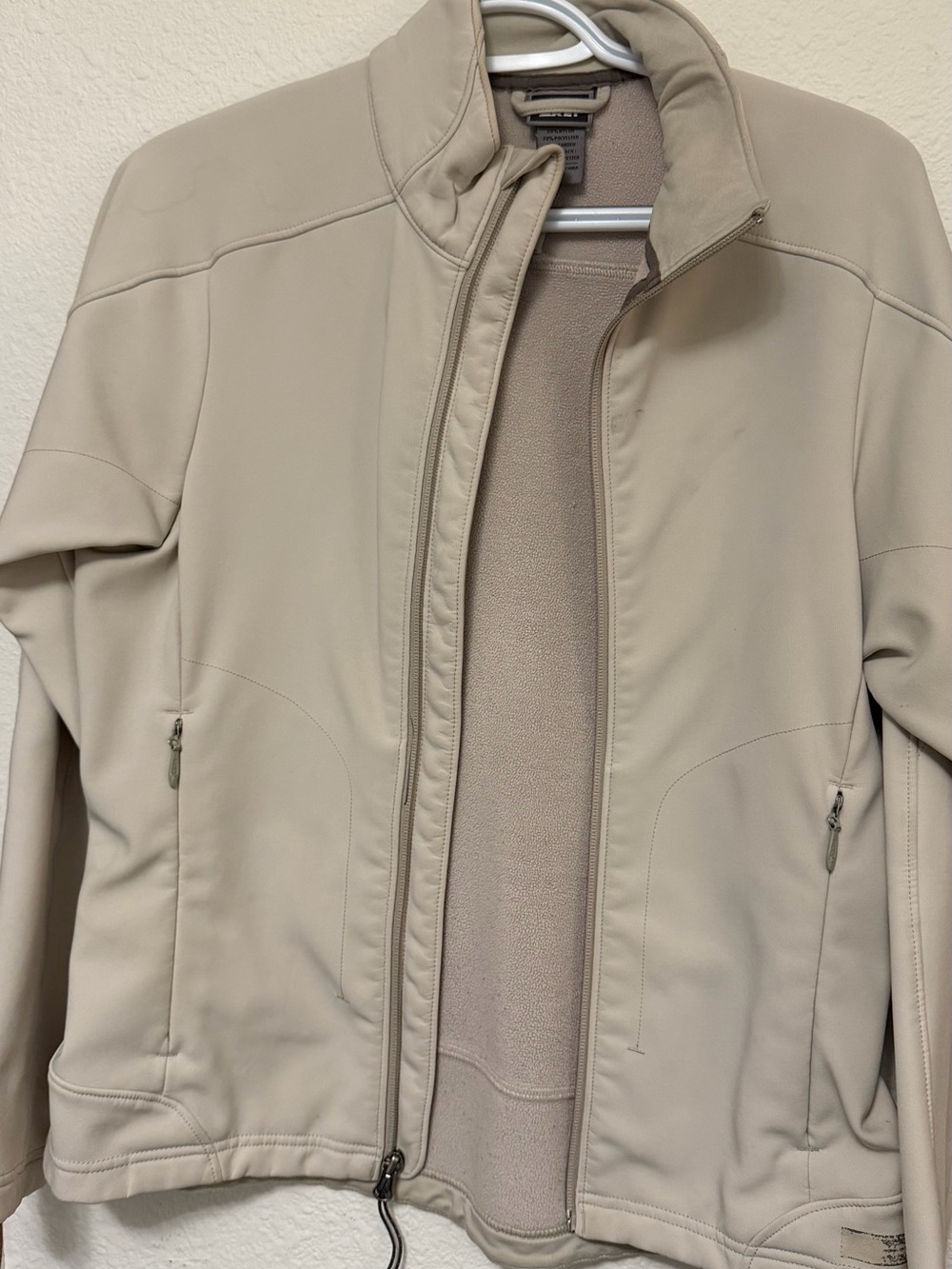 REI Light Beige Softshell Jacket
